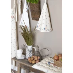 Ronde keukendoek Chicken and Rooster