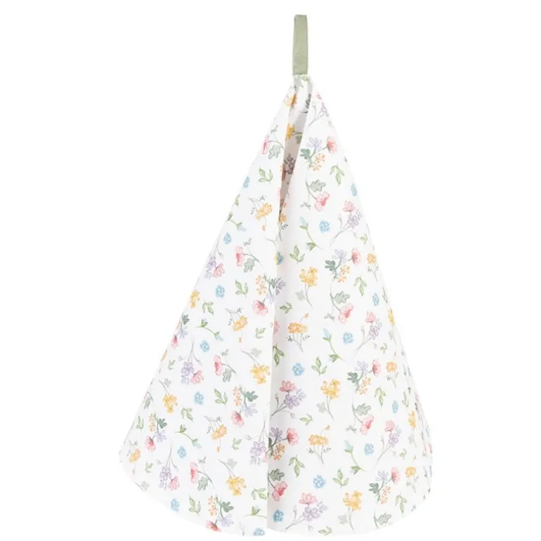Ronde keukendoek Colorful Flowers 80cm