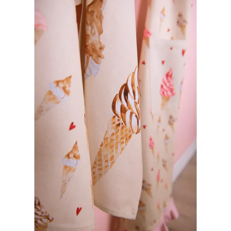 Ronde keukendoek Frosty and Sweet