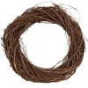 Rotan krans bruin 30 cm