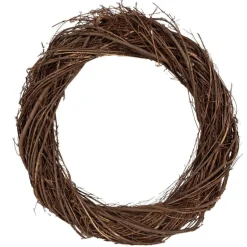 Rotan krans bruin 40 cm