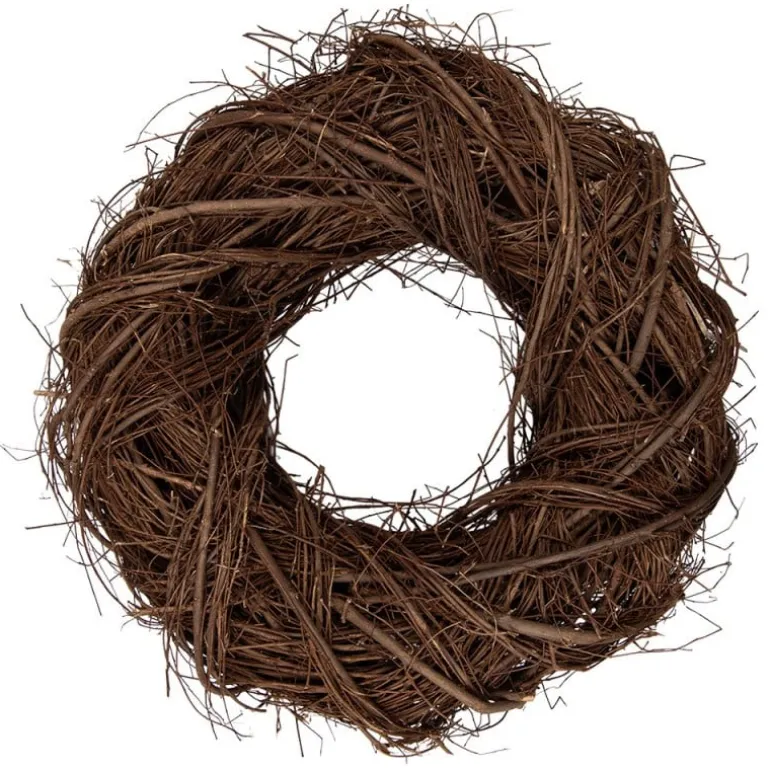 Rotan krans bruin M 40*11