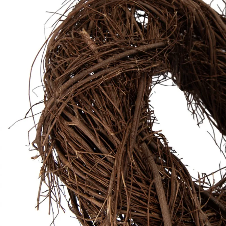 Rotan krans bruin XS 30*8