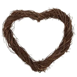 Rotan krans hart (S) 30*30*3