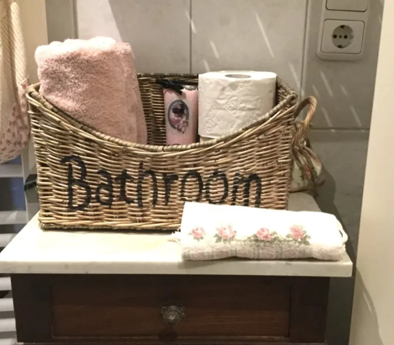 Rotan mand Bathroom 35*25