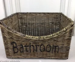 Rotan mand Bathroom 35*25