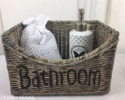 Rotan mand Bathroom 24*18