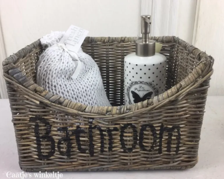 Rotan mand Bathroom 24*18