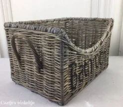 Rotan mand Bathroom 24*18