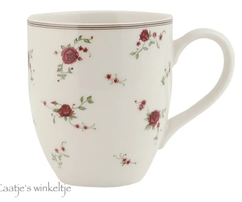 Servies La petite rose mok
