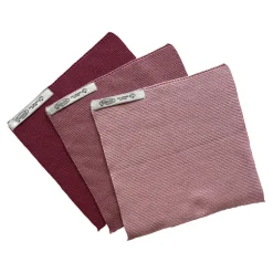 Set va 3 gebreide vaatdoeken Antique rose