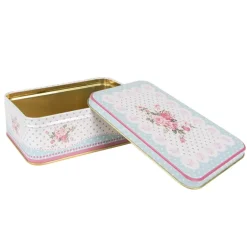 Set van 3 blikken blauw/roze