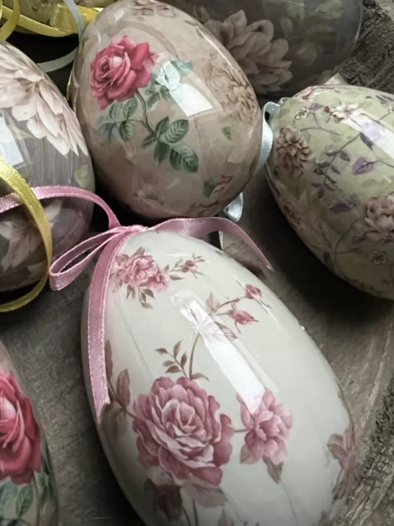 Set van 9 decoratie hangers ei 5*8