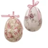 Set van 2 decoratie hangers ei roze 9*12
