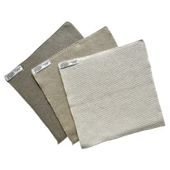 Set van 3 gebreide vaatdoeken Light khaki