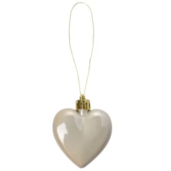 Set van 8 kerstbal hartjes 5*1