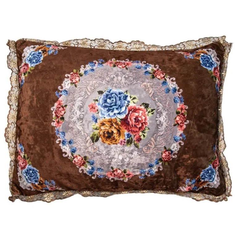 Sierkussen gevuld barok bruin 70*50