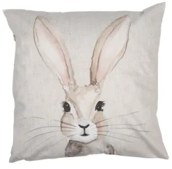 Sierkussen konijn / bloemetjes 45*45
