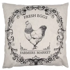 Sierkussenhoes Fresh Eggs 45*45