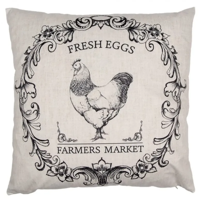 Sierkussenhoes Fresh Eggs 45*45