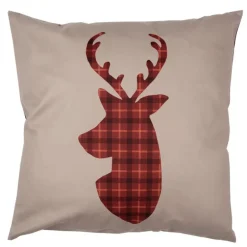 Sierkussenhoes hert geruit 45*45