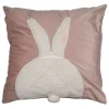 Sierkussenhoes konijn achterkant fluffy roze 45*45