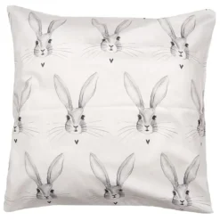 Sierkussenhoes konijn hartje 45*45