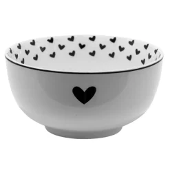 Soep/serveer kom Love Birds hartjes 14*7