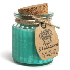 Sojakaars in glazen pot Appel en Kaneel