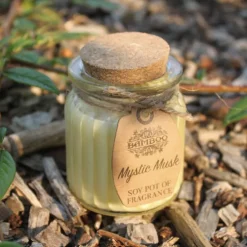 Sojakaars in glazen pot Mystieke Musk