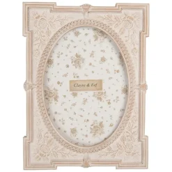 Stijlvolle fotolijst met rozenpatroon roze 13*18