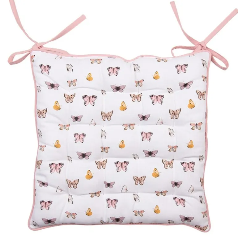 Stoelkussen met foam Butterfly Paradise