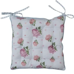 Stoelkussen met foam Hortensia