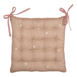 Stoelkussen met foam Kerst Gingerbread