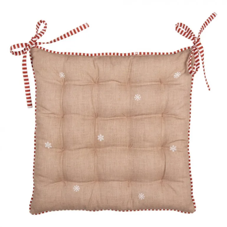 Stoelkussen met foam Kerst Gingerbread