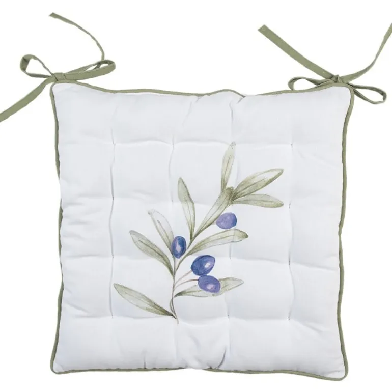 Stoelkussen met foam Olive Fields