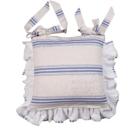 Stoelkussenhoes met ruche Haan Devine French Rooster