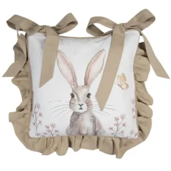 Stoelkussenhoes Rustic Easter Bunny