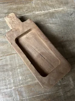 Stoer houten bakje (S) 25*10*4