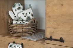 Stoffen placemats (6) Anemoon beige/groen