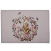 Stoffen placemats (6) Happy Bunny