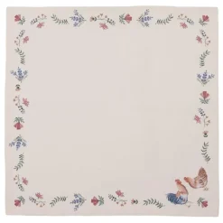 Stoffen servetten (6) Chicken and Rooster