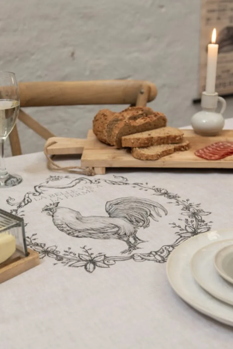 Stoffen servetten (6) Haan Devine French Rooster