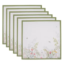 Stoffen servetten (6) Wildflower Fields