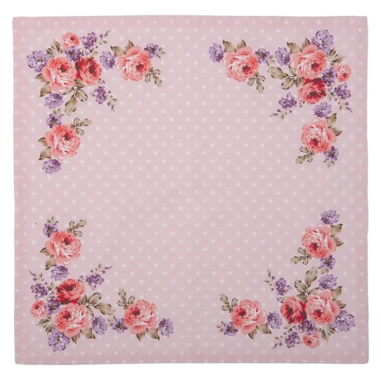 Stoffen servetten Dotty Rose (6)