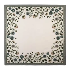 Tafelkleed Anemoon beige/groen 100*100