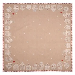 Tafelkleed Kerst Gingerbread 100*100