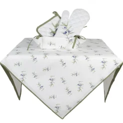 Tafelkleed Olive Fields 100*100