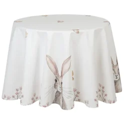 Tafelkleed rond Rustic Easter Bunny 170 cm