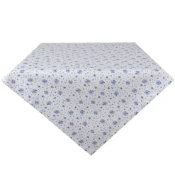 Tafelkleed roosjes blauw 100*100